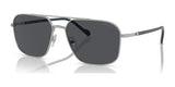 Vogue VO4289S Sunglasses Matte Silver / Dark Grey