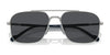 Vogue VO4289S Sunglasses | Size 59 / Matte Silver / Dark Grey (3N 9.3%) №323S87