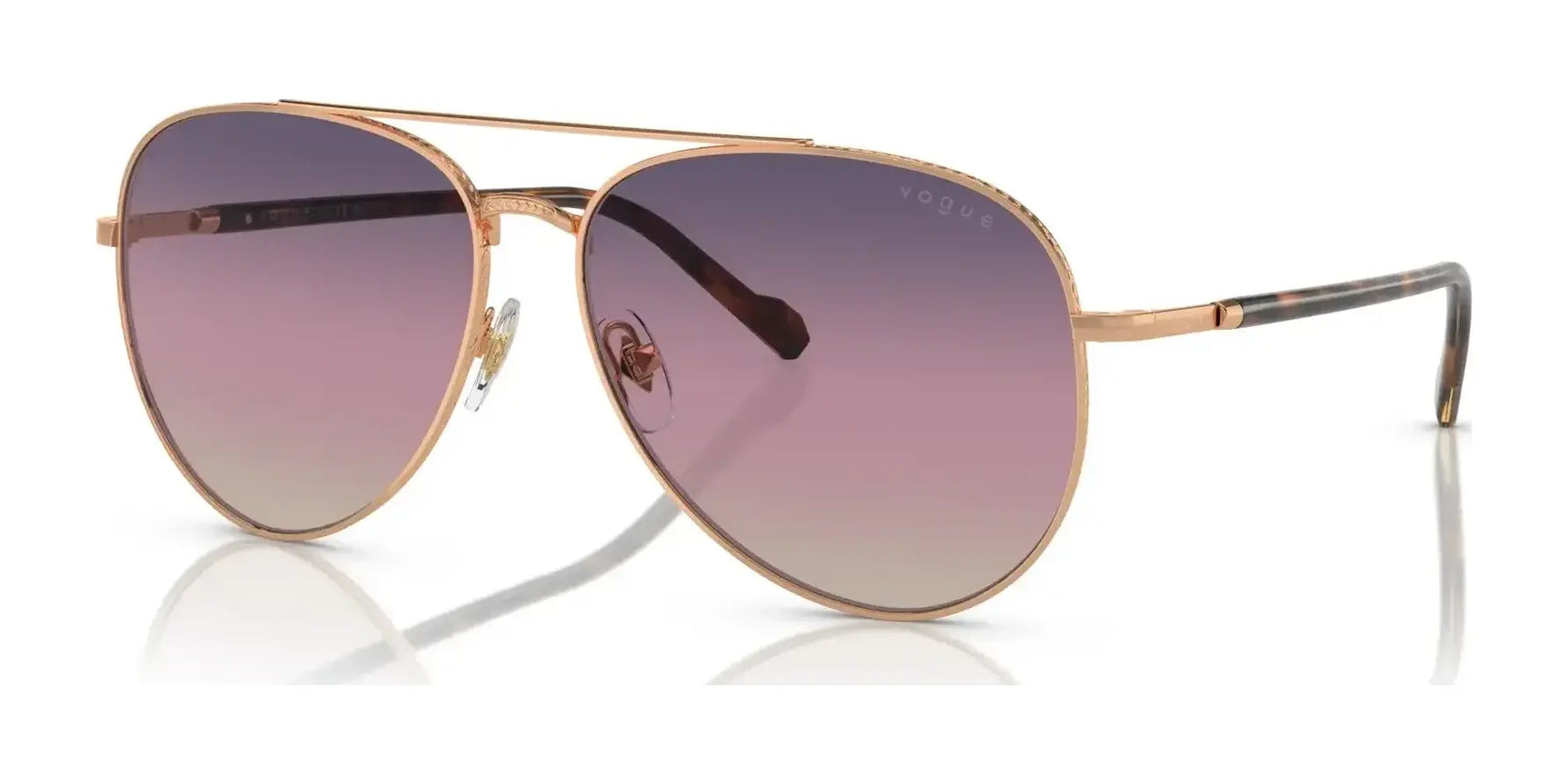 Vogue VO4290S Sunglasses Rose Gold / Trigradient Brown / Violet / Blue