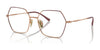 Vogue VO4297T Eyeglasses | Size 53 / Top Bordeaux/Rose Gold №5194
