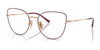 Vogue VO4298T Eyeglasses | Size 53 / Top Bordeaux/Rose Gold №5194