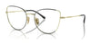 Vogue VO4298T Eyeglasses | Size 53 / Top Black/Light Gold №5195