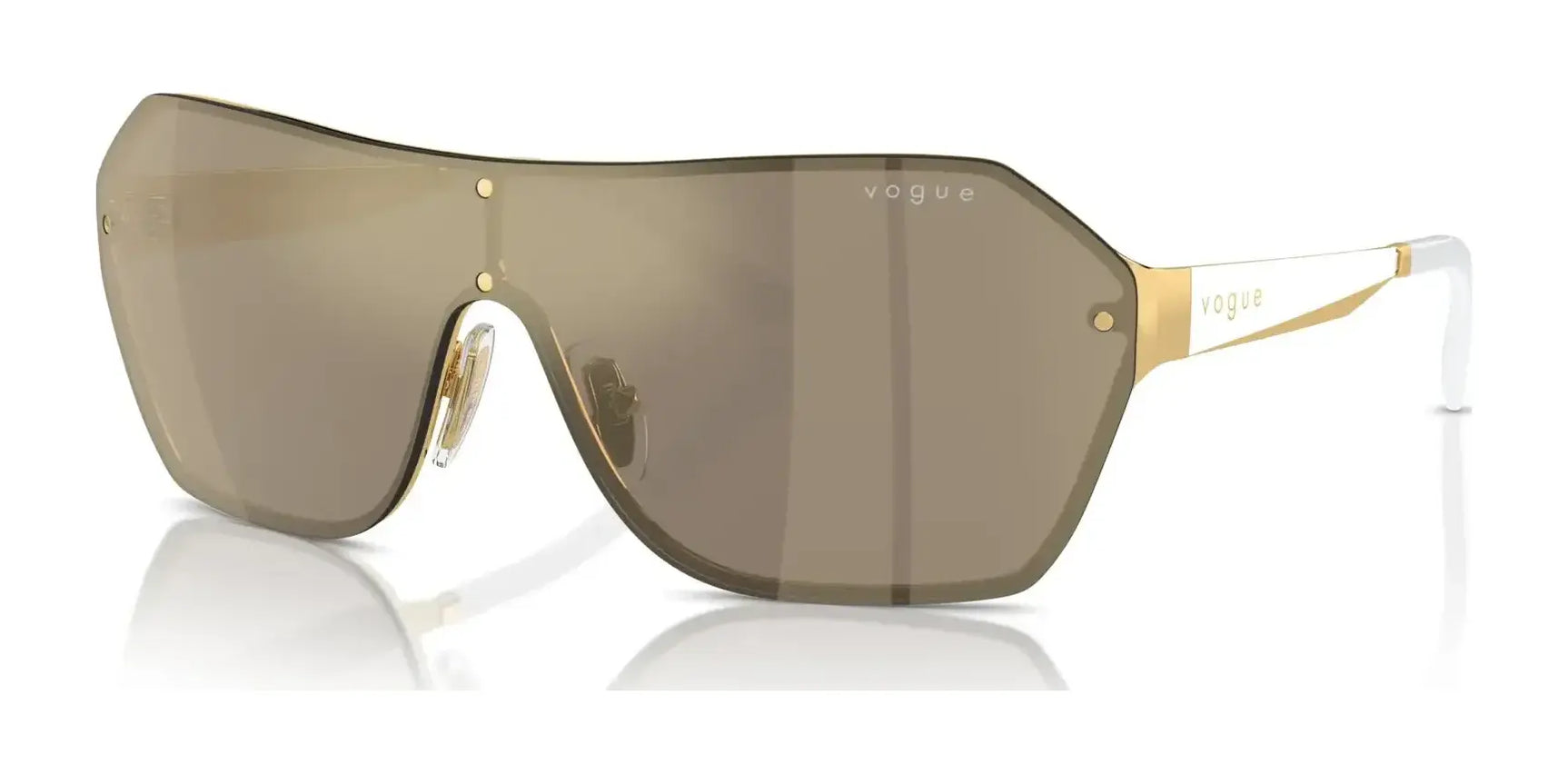 Vogue VO4302S Sunglasses Gold / Light Brown Mirror Gold