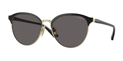 Vogue VO4303S Sunglasses Top Black / Pale Gold / Black Smoke