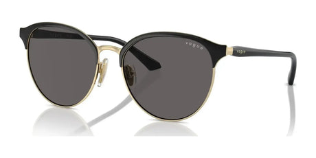 Vogue VO4303S Sunglasses Top Black / Pale Gold / Black Smoke