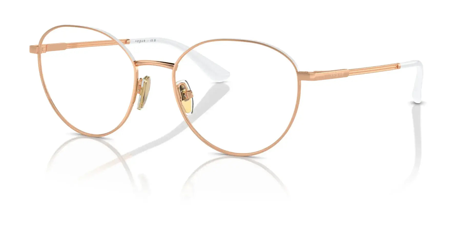 Vogue VO4306 Eyeglasses Rose Gold / Top White