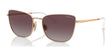 Vogue VO4308S Sunglasses Rose Gold / Top White / Grey Gradient Violet  (Polarized)