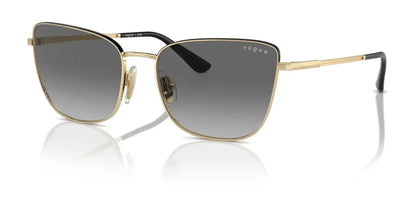 Vogue VO4308S Sunglasses Pale Gold / Top Black / Grey Gradient