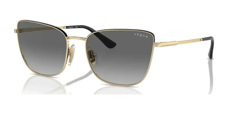 Vogue VO4308S Sunglasses Pale Gold / Top Black / Grey Gradient