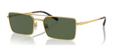 Vogue VO4309S Sunglasses Gold / Dark Green (Polarized)