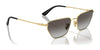 Vogue VO4316S Sunglasses | Size 56 / Gold / Grey Gradient Black (3N 15.6%) №280/8G