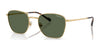 Vogue VO4322S Sunglasses | Size 53 / Gold / Dark Green (Polarized) (3P 14.7%) №280/9A