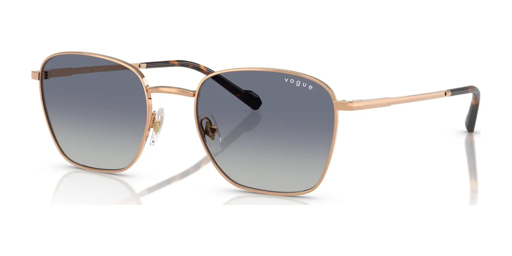 Vogue VO4322S Sunglasses Rose Gold / Grey Gradient Blue