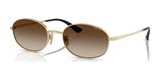 Vogue VO4323S Sunglasses Pale Gold / Gradient Dark Brown