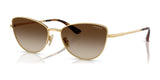 Vogue VO4324S Sunglasses Gold / Gradient Dark Brown