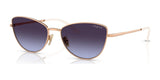 Vogue VO4324S Sunglasses Rose Gold / Violet Gradient Grey