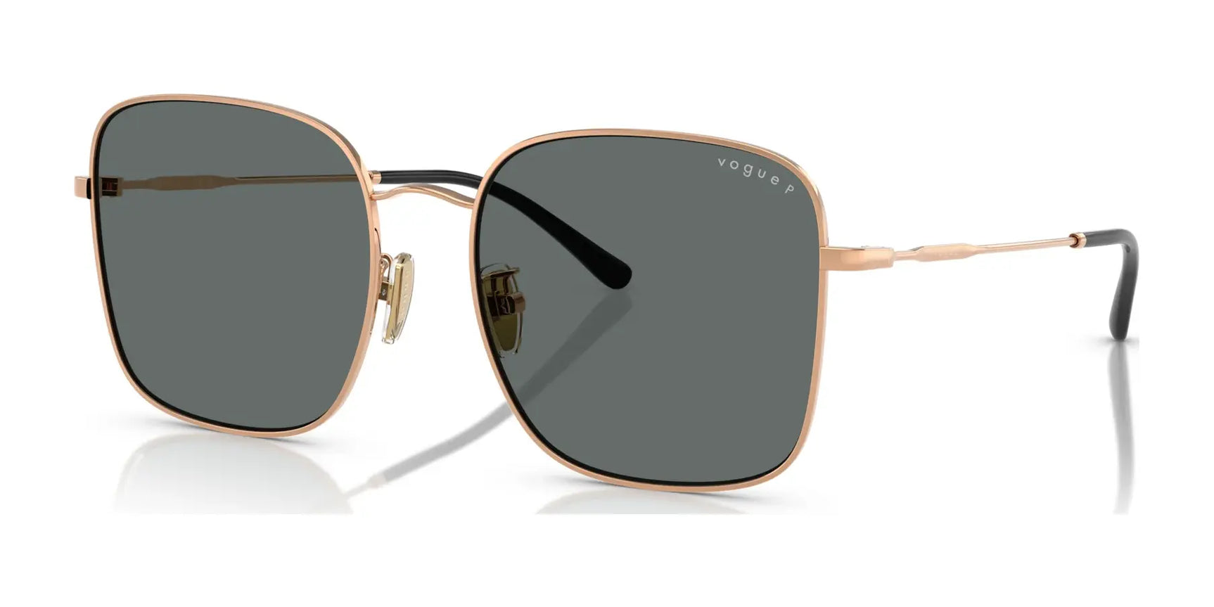 Vogue VO4327SD Sunglasses Rose Gold / Dark Grey (Polarized)