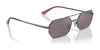 Vogue VO4329S Sunglasses | Size 55 / Light Violet / Pink Flash Silver (Polarized) (3P 11%) №5149LB