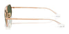 Vogue VO4329S Sunglasses | Size 55 / Light Violet / Pink Flash Silver (Polarized) (3P 11%) №5149LB