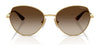 Vogue VO4330S Sunglasses | Size 56 / Rose Gold / Grey Gradient Brown (Polarized) (3P 14%) №5152T5