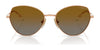Vogue VO4330S Sunglasses | Size 56 / Rose Gold / Grey Gradient Brown (Polarized) (3P 14%) №5152T5