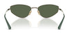 Vogue VO4339S Sunglasses | Size 56 / Light Brown / Dark Green (Polarized) (3P 14.7%) №51389A