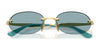 Vogue VO4342S Sunglasses | Size 55 / Gold / Green (2N 35.1%) №280/2
