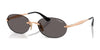 Vogue VO4342S Sunglasses | Size 55 / Rose Gold / Black Smoke (3N 10.9%) №515287