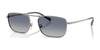 Vogue VO4346S Sunglasses | Size 56 / Brushed Gunmetal / Grey Gradient Blue (2N 25%) №51874L