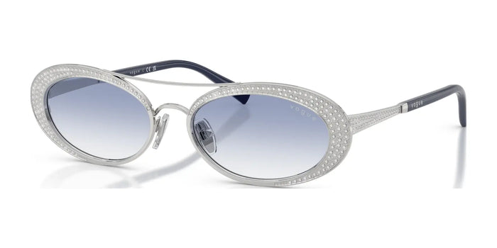 Vogue VO4348SB Sunglasses | Size 54 / Silver / Clear Gradient Blue (1N 49%) №323/19