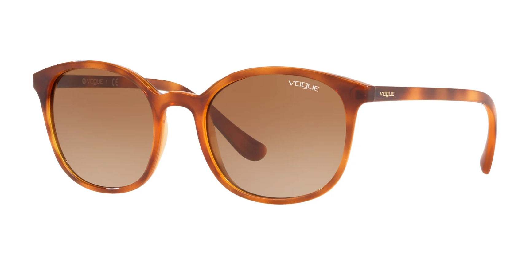 Vogue VO5051S Sunglasses Yellow Havana / Brown Gradient