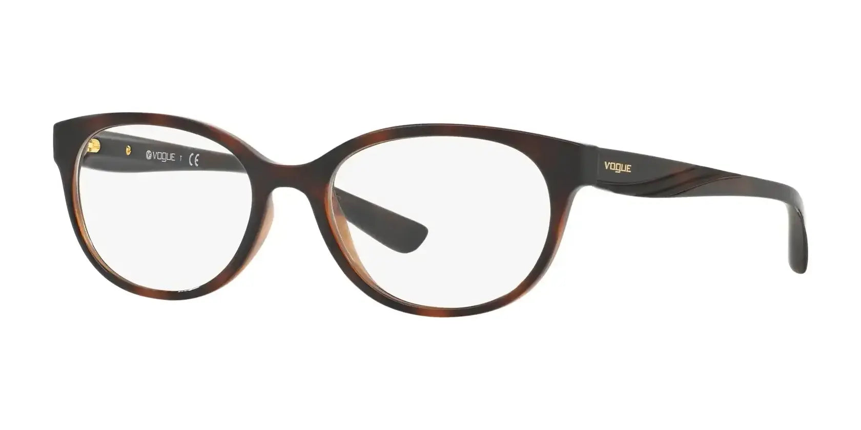 Vogue VO5103 Eyeglasses Top Dark Havana / Transparent Brown