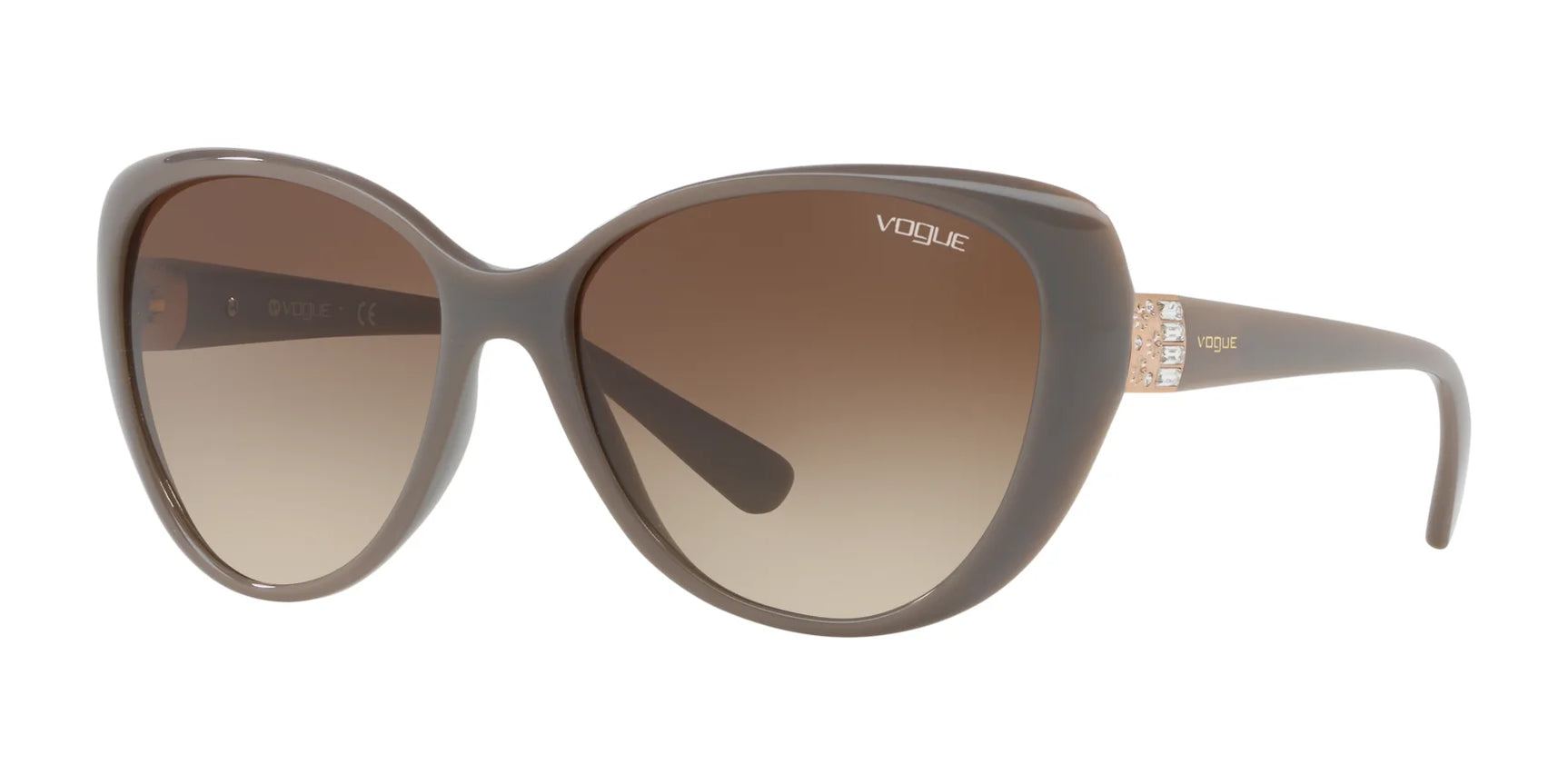 Vogue VO5193SB Sunglasses Opal Mud / Brown Gradient