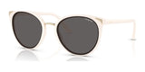 Vogue VO5230S Sunglasses Full Ivory / Black Smoke