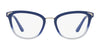 Vogue VO5231 Eyeglasses / Transparent Azure Gradient Blue №2641 / Size 51