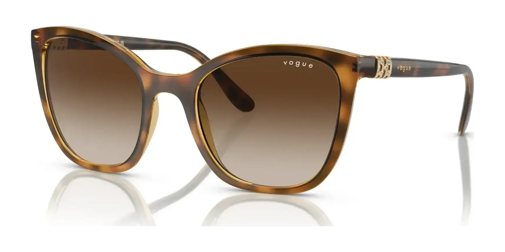 Vogue VO5243SB Sunglasses Dark Havana / Brown Gradient