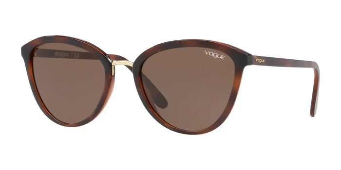 Vogue VO5270S Sunglasses | Size 57 / Top Havana / Brown Transparent №238673 / Dark Brown (3N 9%)