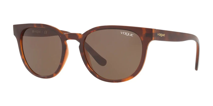 Vogue VO5271S Sunglasses | Size 53 / Top Havana / Brown Transparent №238673 / Dark Brown (3N 9%)