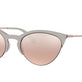 Top Grey / Transparent Pink №27587E