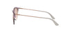 Vogue VO5287S Sunglasses / Top Grey / Transparent Pink №27587E / Pink Mirror Gradient Silver (1N 44.5%) / Size 54