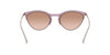 Vogue VO5287S Sunglasses / Top Grey / Transparent Pink №27587E / Pink Mirror Gradient Silver (1N 44.5%) / Size 54