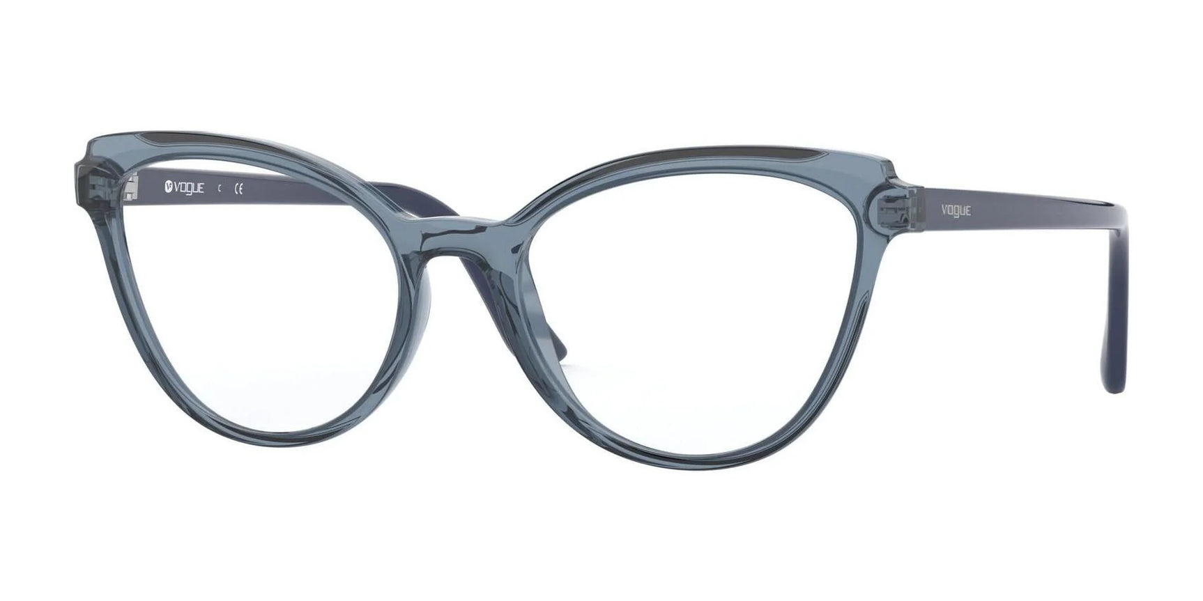 Vogue VO5291 Eyeglasses Top Transparent Blue / Blue