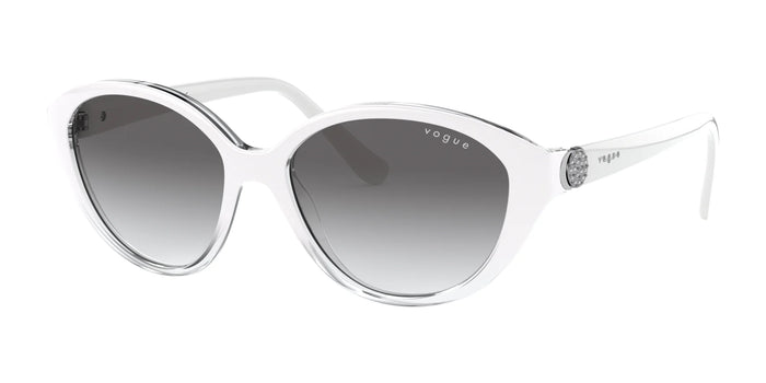 Vogue VO5308SB Sunglasses | Size 54 / White Gradient Transparent №279511 / Grey Gradient (2N 26%)