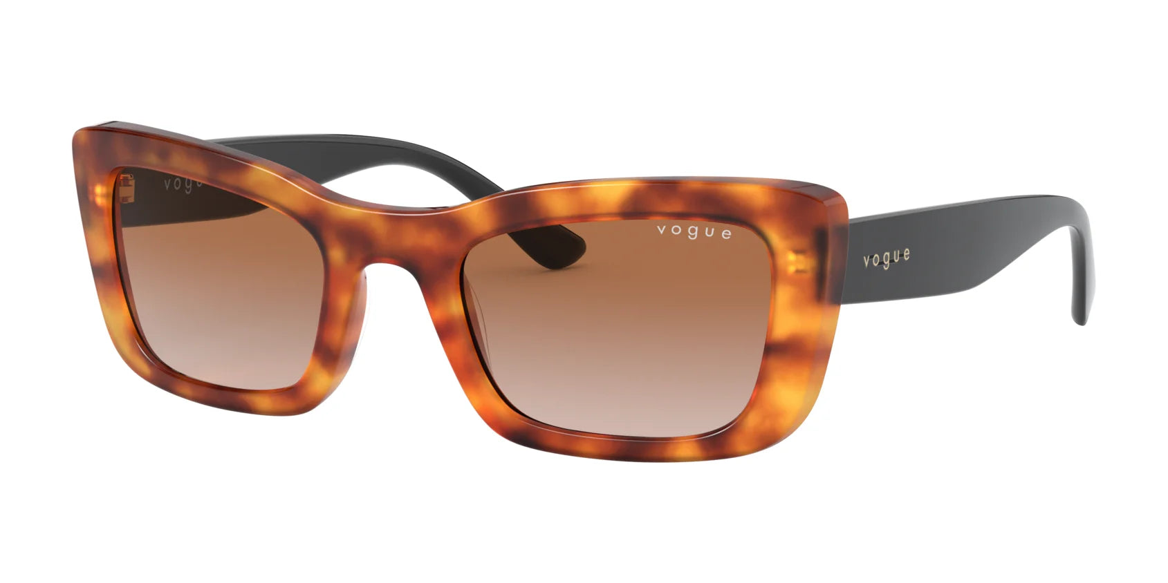 Vogue VO5311SF Sunglasses Yellow Havana / Brown Gradient
