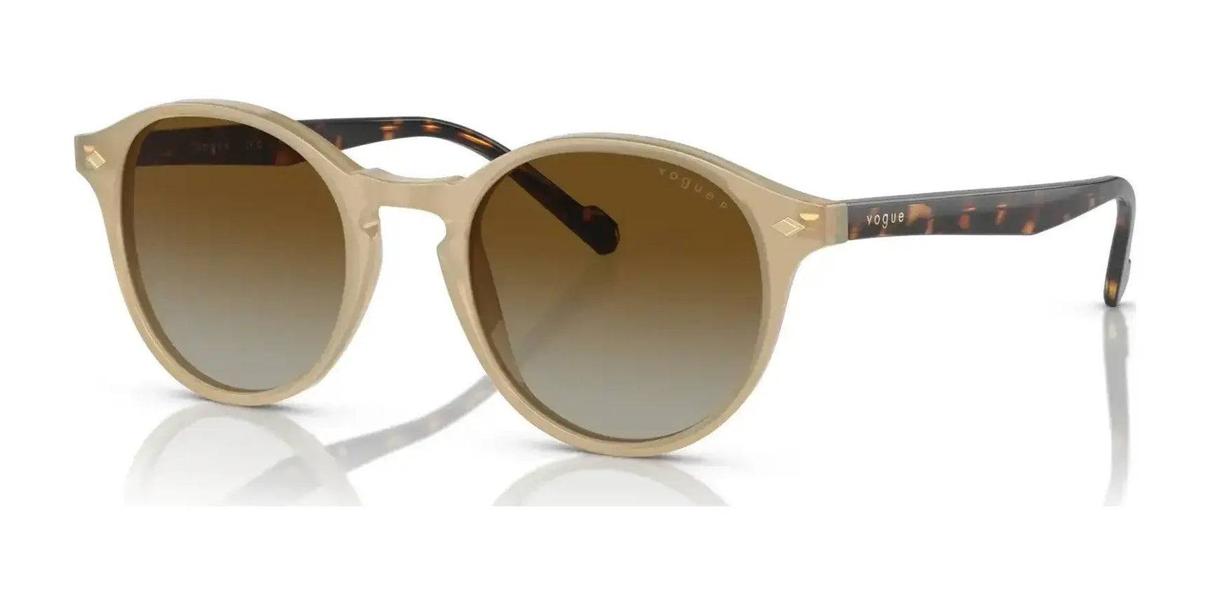 Vogue VO5327S Sunglasses Opal Beige / Brown Gradient (Polarized)