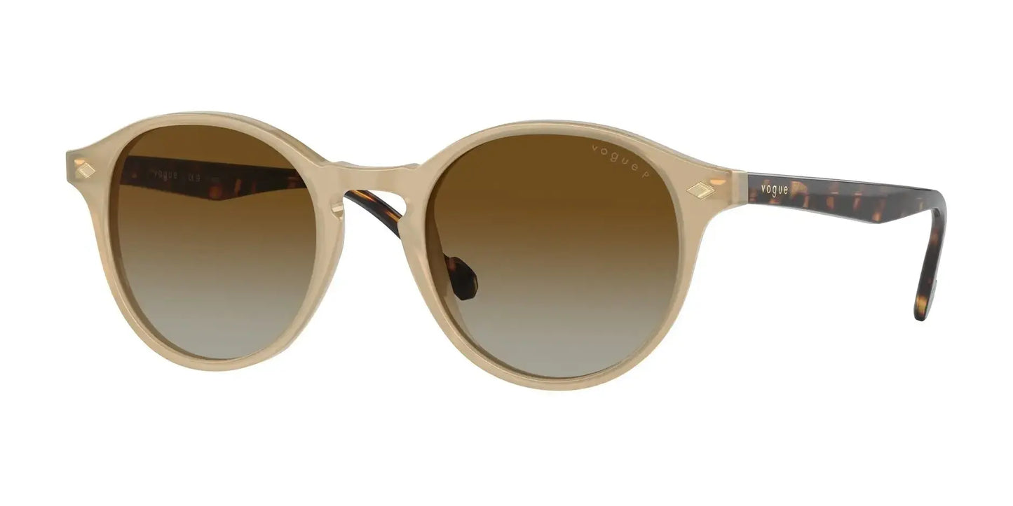 Vogue VO5327S Sunglasses Opal Beige / Polar Brown Gradient