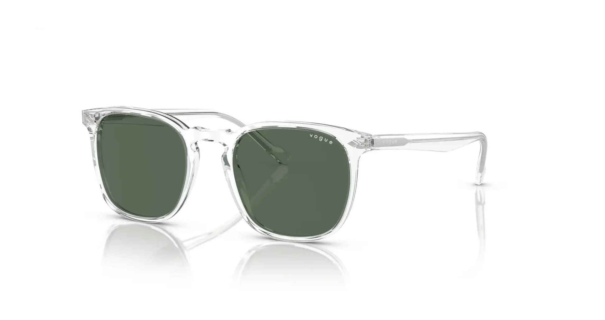 Vogue VO5328S Sunglasses Transparent / Dark Green