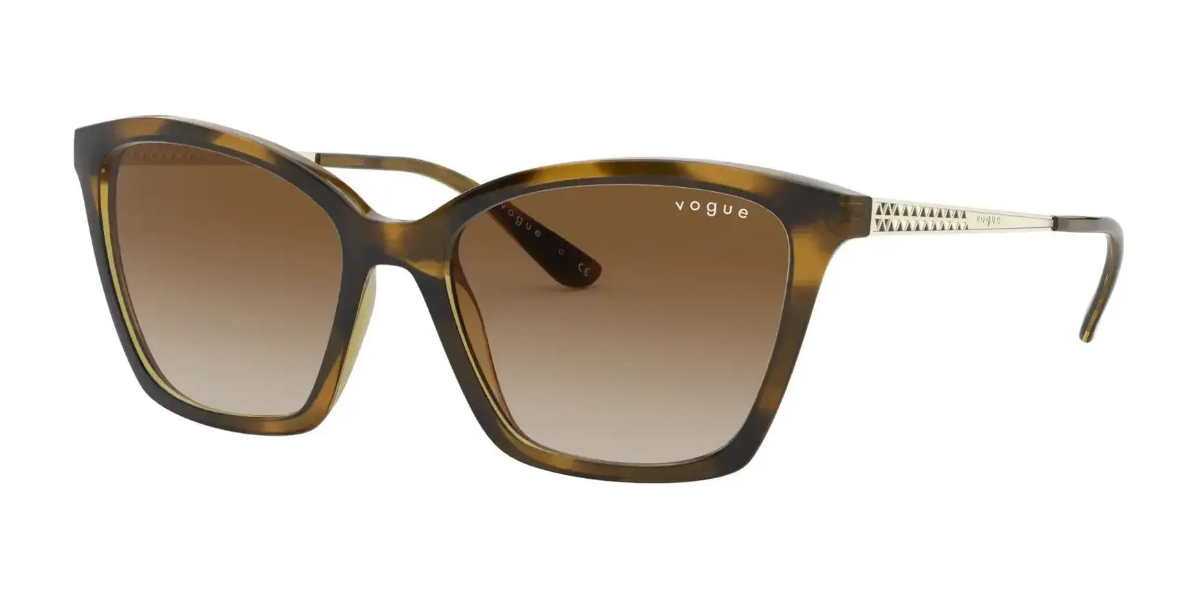 Vogue VO5333S Sunglasses Dark Havana / Brown Gradient