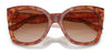 Vogue VO5338S Sunglasses | Size 54 / Dark Havana / Brown Gradient (Polarized) (2P 19%) №W656T5