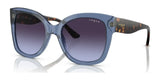 Vogue VO5338S Sunglasses Transparent Blue / Violet Gradient Dark Grey